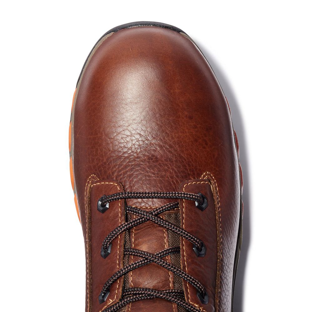 Botas de Trabajo Timberland Hombre Pro® Hypercharge 6\" Comp Toe Marrones/Negras - Chile SKT-371260